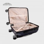 Чемодан поликарбонат на колесах GUARD 010603 Laсk INDIGO / Синий  Размер M  ( 21 x 50 x 33 cm 2,47 кг) 