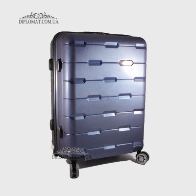 Чемодан на колесах поликарбонат  GUARD 010603 Laсk INDIGO / СинийРазмер L ( 25 x 65 x 41cm 3,41 кг)