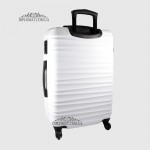 Чемодан Средний WITTCHEN 56-3A-312 Пластик ABS на колесах 89 White Белый Белый