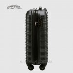 Чемодан Маленький WITTCHEN 56-3A-311 с пластика ABS на колесах  Plastc ABS Черный Черный