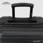 Чемодан Маленький WITTCHEN 56-3A-311 с пластика ABS на колесах  Plastc ABS Черный Черный