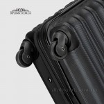 Чемодан Маленький WITTCHEN 56-3A-311 с пластика ABS на колесах  Plastc ABS Черный Черный