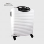 Чемодан Маленький Ручная кладь WITTCHEN 56-3A-311 Пластик ABS на колесах  89 White Белый Белый