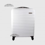 Чемодан Маленький Ручная кладь WITTCHEN 56-3A-311 Пластик ABS на колесах  89 White Белый Белый