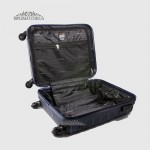 Чемодан Ручная кладь на колесах Пластик ABS поликарбонат WITTCHEN 56-3A-311 38х54х20 см Вес 2,6 кг 91 D.BLUE Т.Синий Синий