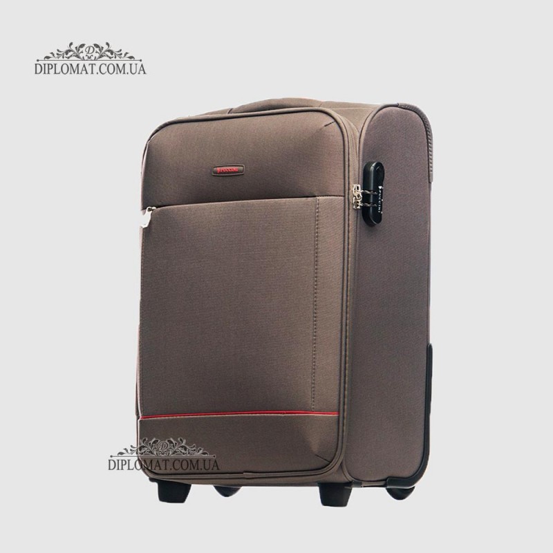 Чемодан Маленький на колесах PUCCINI EM50408C Verona Текстиль 37x53x20 см  4 GREY Серый Серый