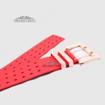 Ремень женский GIADA PELLE BELT 11122 Широкий Экокожа RED smooth Красный/Розовый