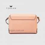 Сумка Женская TERGAN 79305 Кожаная NUDE FLOATER /NUDE ANALIN Пудра