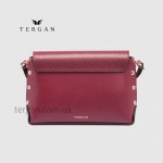 Сумка Женская TERGAN 79305 Кожаная BORDO-ANALİN / BORDO-FLOATER Бордовый/Пурпурный