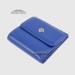 Портмоне Женское TERGAN 5627  Кожаное мини    SAKS MAVI FLOATER Синий Синий