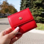 Портмоне Женское TERGAN 5627  Кожаное мини    KIRMIZI FLOATER Красный/Розовый