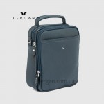 Сумка мужская TERGAN 21393 Через плечо Вертикальная Центральная ручка  На два больших отделения LACIVERT LATIGO Темно Синий Синий
