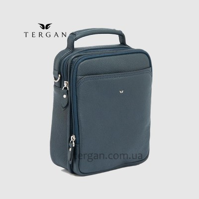 Сумка мужская TERGAN 21393 Через плечо Вертикальная Центральная ручка  На два больших отделенияLACIVERT LATIGO