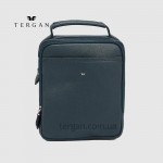 Сумка мужская TERGAN 21393 Через плечо Вертикальная Центральная ручка  На два больших отделения LACIVERT LATIGO Темно Синий Синий