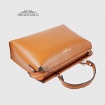 Сумка Женская EMANUELA FERRETTI 10251 Кожаная BROWN original Коричневый