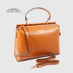 Сумка Женская EMANUELA FERRETTI 10251 Кожаная BROWN original Коричневый