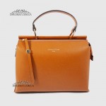 Сумка Женская EMANUELA FERRETTI 10251 Кожаная BROWN original Коричневый