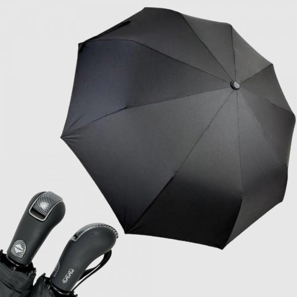 Зонт Автомат Три Слона N7563 на 12 спиц Polyester BLACK