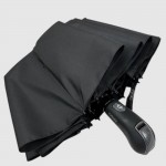 Зонт Автомат Три Слона 7563 на 12 спиц Polyester BLACK Черный