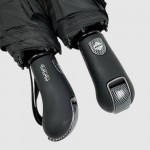 Зонт Автомат Три Слона 7561 на 10 спиц Polyester BLACK Черный