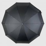 Зонт Автомат Три Слона 7561 на 10 спиц Polyester BLACK Черный