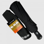 Зонт Автомат Три Слона 7561 на 10 спиц Polyester BLACK Черный