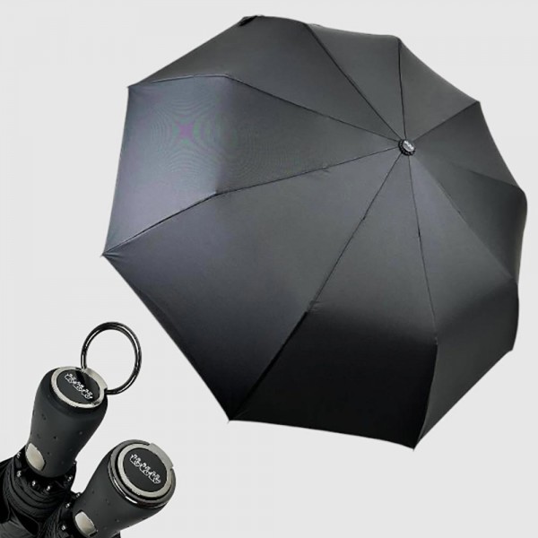 Зонт Полуавтомат Три Слона 34072 Polyester BLACK