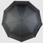 Зонт Полуавтомат Три Слона 34072  Polyester BLACK Черный