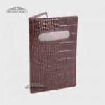 Обложка для паспорта KARYA 099  57 Коричневый