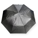 Зонт Полуавтомат Три Слона L8001 Ручка-крюк  Polyester BLACK Черный