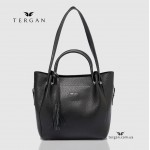 Сумка Женская Кожаная TERGAN 79966  SIYAH FLOATER Черный Черный