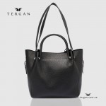 Сумка Женская Кожаная TERGAN 79966  SIYAH FLOATER Черный Черный