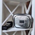 Сумка Женская кросс боди VALIENTE 1041 Два отделения на молнии SAUVAGE black Shantal Silver 
