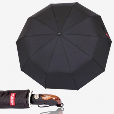 Зонт мужской автомат DE ESSE 3114 черныйPolyester BLACK
