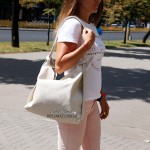 Сумка/Рюкзак EMANUELA FERRETTI 85070 Кожаная Женская BEJ floater Белый/Бежевый