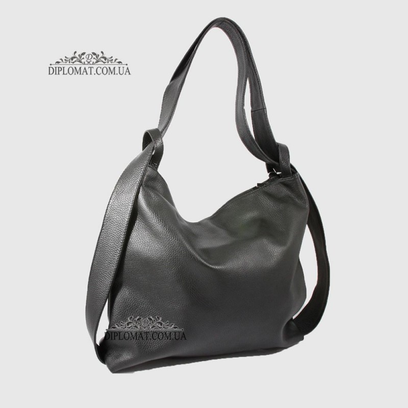 Сумка/Рюкзак EMANUELA FERRETTI 85070 Кожаная Женская BLACK floater Черный