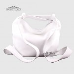 Сумка/Рюкзак EMANUELA FERRETTI 85070 Кожаная Женская WHITE floater Белый/Бежевый