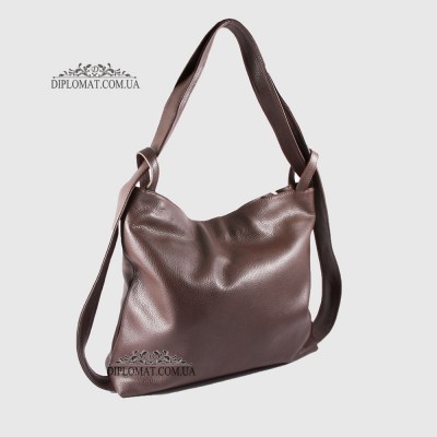 Сумка/Рюкзак EMANUELA FERRETTI 85070 Кожаная ЖенскаяBROWN floater