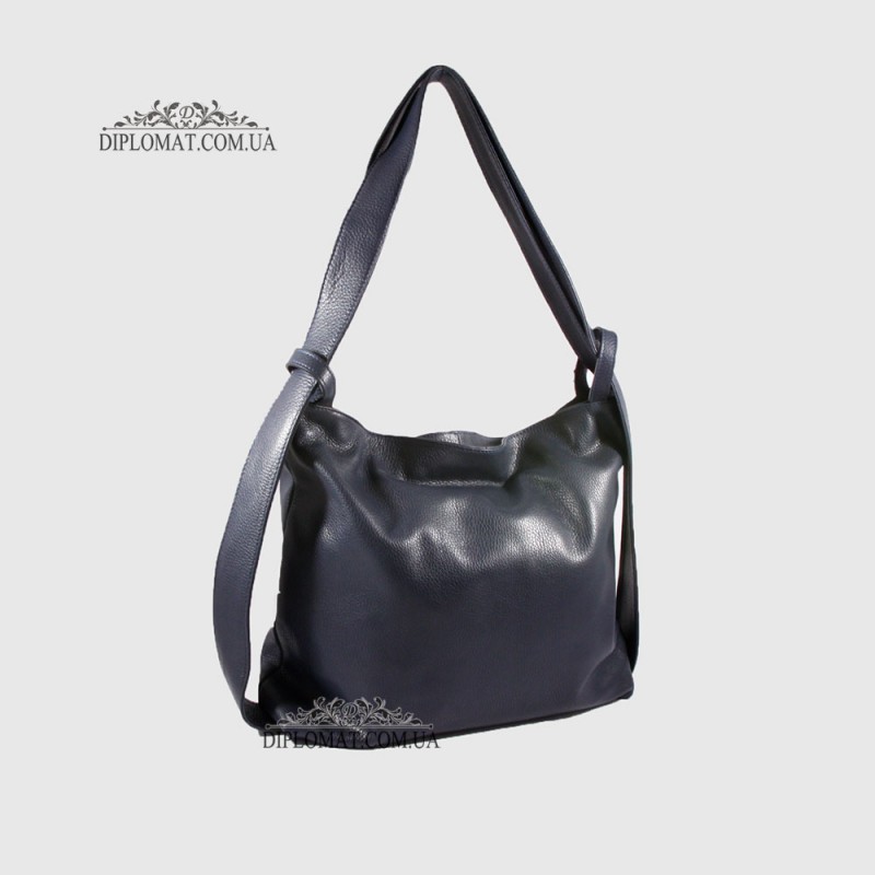 Сумка/Рюкзак EMANUELA FERRETTI 85070 Кожаная Женская D.BLUE  floater Синий