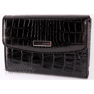 Кошелек женский KARYA 1046 53 Black Croco
