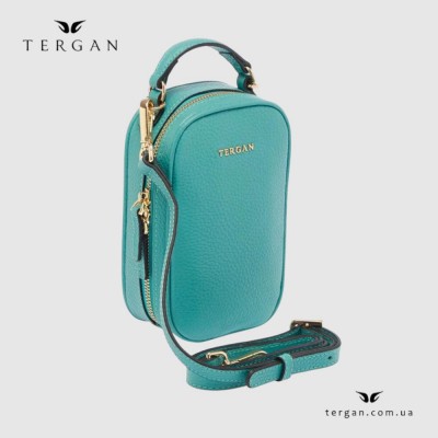 Сумка Женская Кожаная TERGAN 80287 TURKUAZ FLOATER