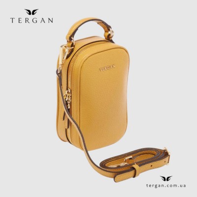 Сумка Женская Кожаная TERGAN 80287 YELLOW FLOATER
