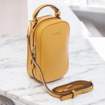 Сумка Женская Кожаная TERGAN 80287  YELLOW FLOATER Желтый