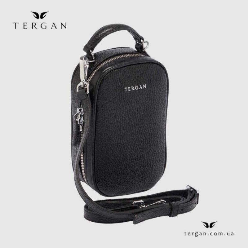 Сумка Женская Кожаная TERGAN 80287  SIYAH FLOATER Черный