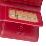 Кошелек женский VISCONTI MZ11 Venice  Italian Red    
