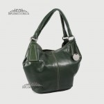 Сумка Женская Кожаная Большая Ручка на плечо BELLINI Sorano 5050  GREEN vegetal Зеленый