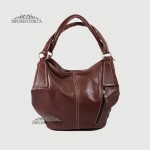 Сумка Женская Кожаная Большая Ручка на плечо BELLINI Sorano 5050  NAVY BLUE vegetal Синий