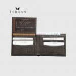 Портмоне мужское TERGAN 1498 кожаное с 15 отелениями для карт  KAHVE LATIGO Коричневый Темно Коричневый