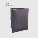 Портмоне мужское TERGAN 1500 Небольшое На кнопке На 10 карточек LACIVERT RUSTIC Синий Синий