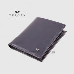 Портмоне мужское TERGAN 1500 Небольшое На кнопке На 10 карточек LACIVERT RUSTIC Синий Синий